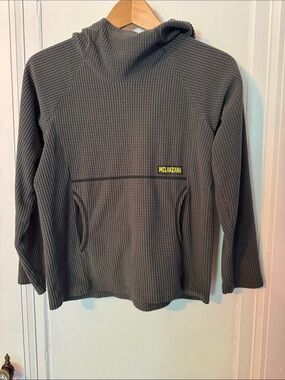 Melanzana youth Charcoal Gray Waffle-Knit Turtleneck Pullover